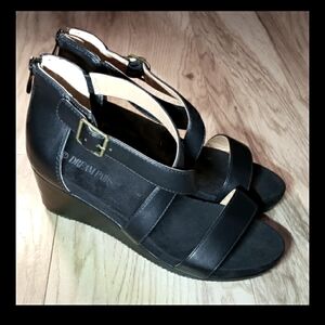Womens Black Dreampairs,9.5 Strappy,heel Comfy,buckles And Zippers,